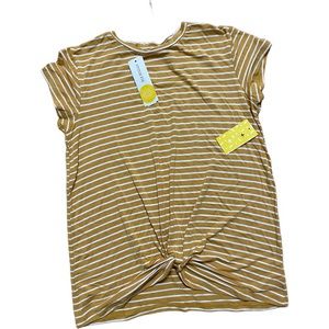 Rumi+Ryder Stitch Fix twist front top size L